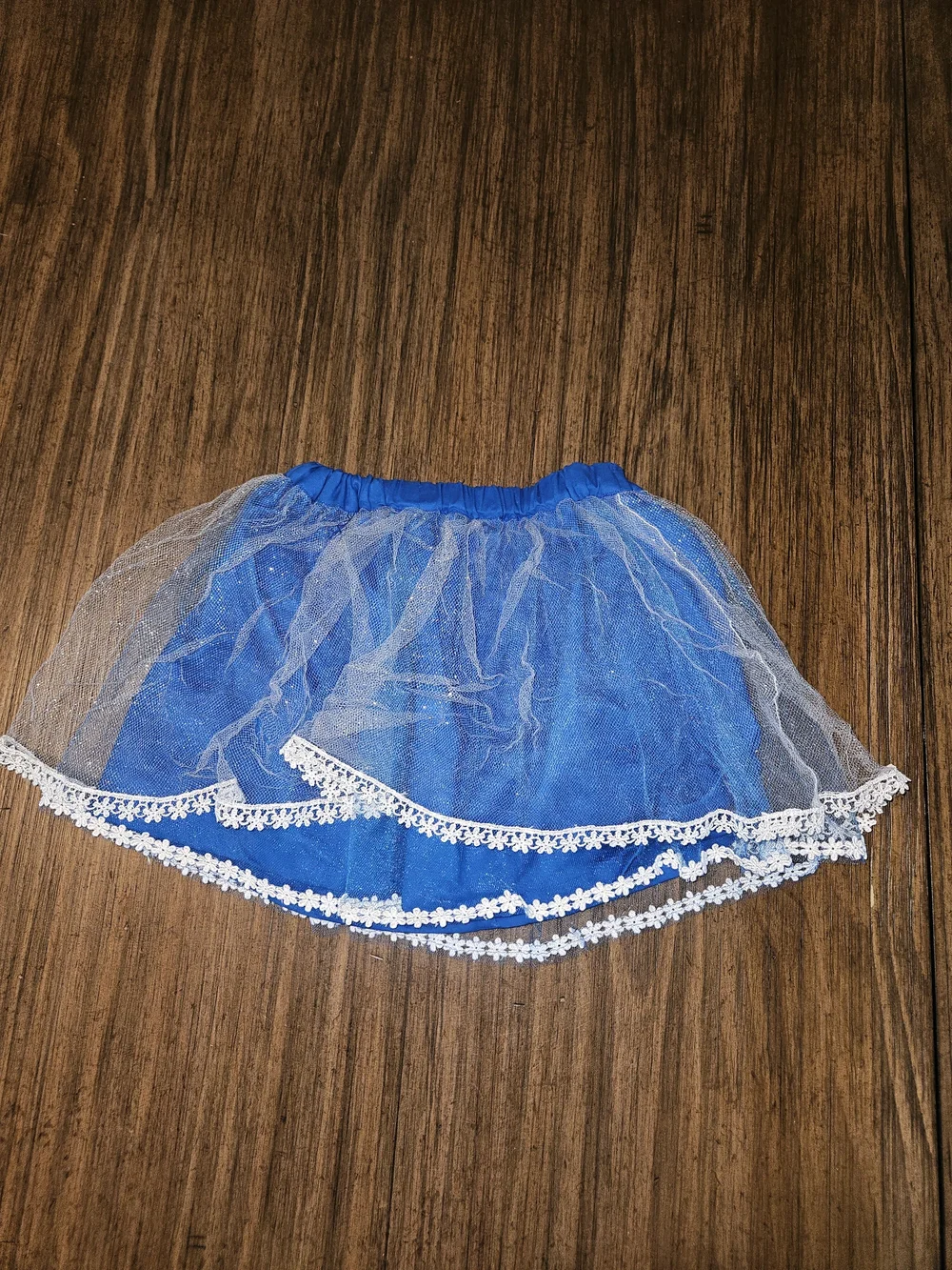 Disny Snw Whitw Blue Princess Tulle Skirt Kids Halloween Costume